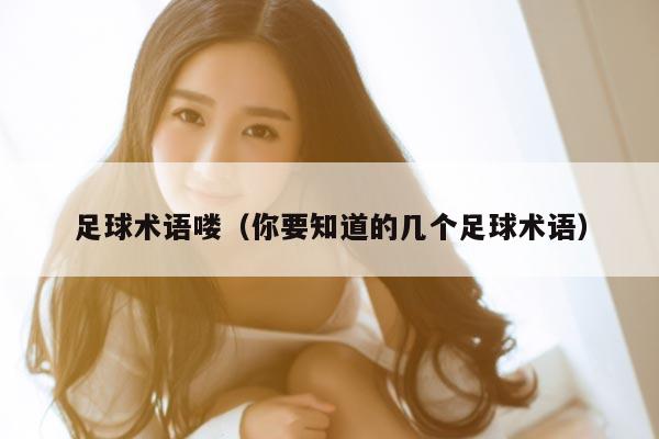 足球术语喽（你要知道的几个足球术语）