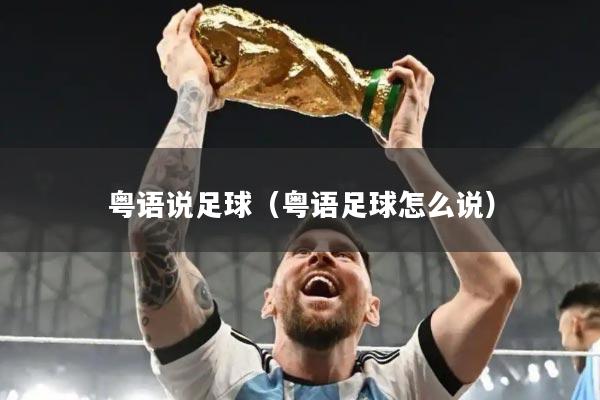 粤语说足球（粤语足球怎么说）